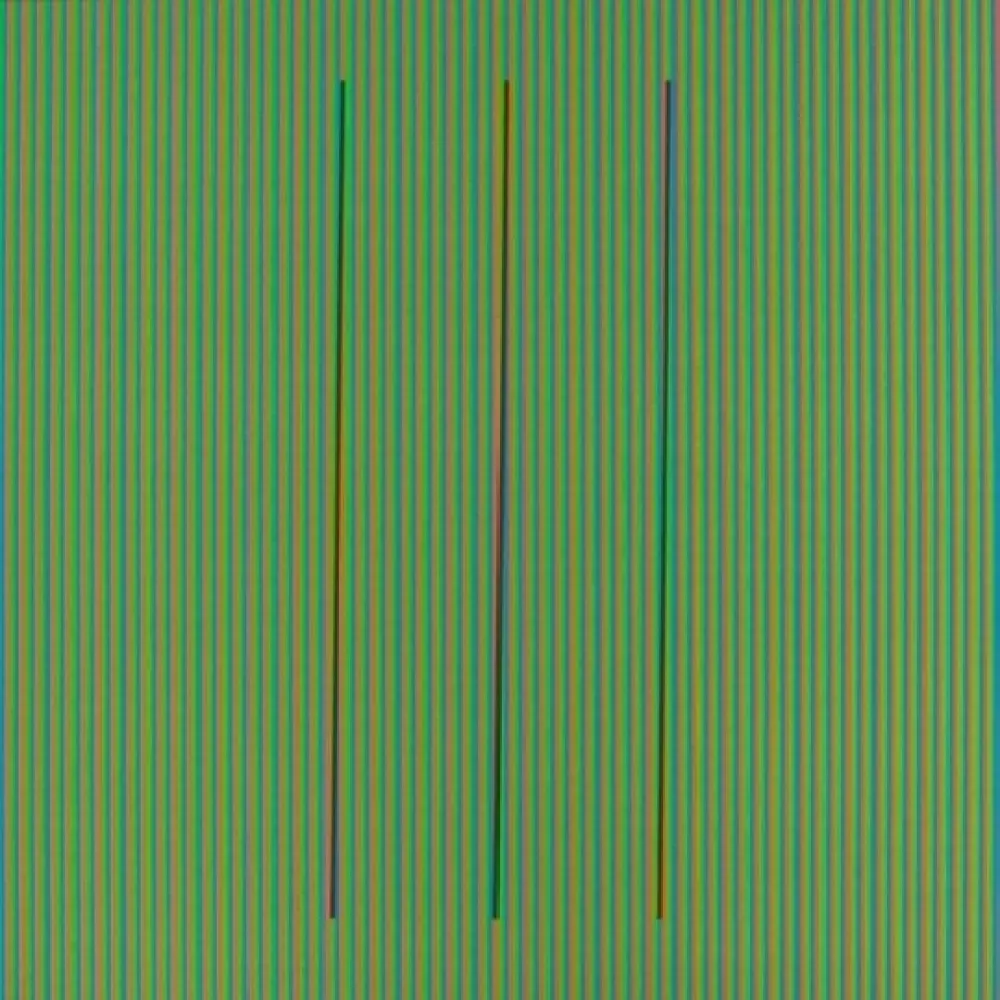 リトグラフ Cruz-Diez - Serie Semana - Sabado