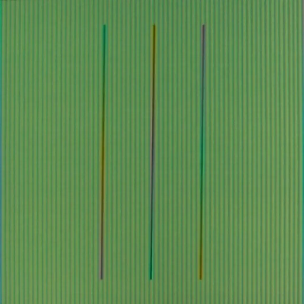 リトグラフ Cruz-Diez - Serie Semana - Sábado	