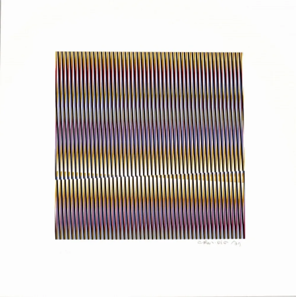 シルクスクリーン Cruz-Diez - Sin Titulo 