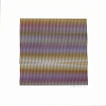 シルクスクリーン Cruz-Diez - Sin Titulo 