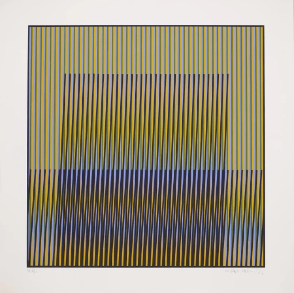 リトグラフ Cruz-Diez - Untitled