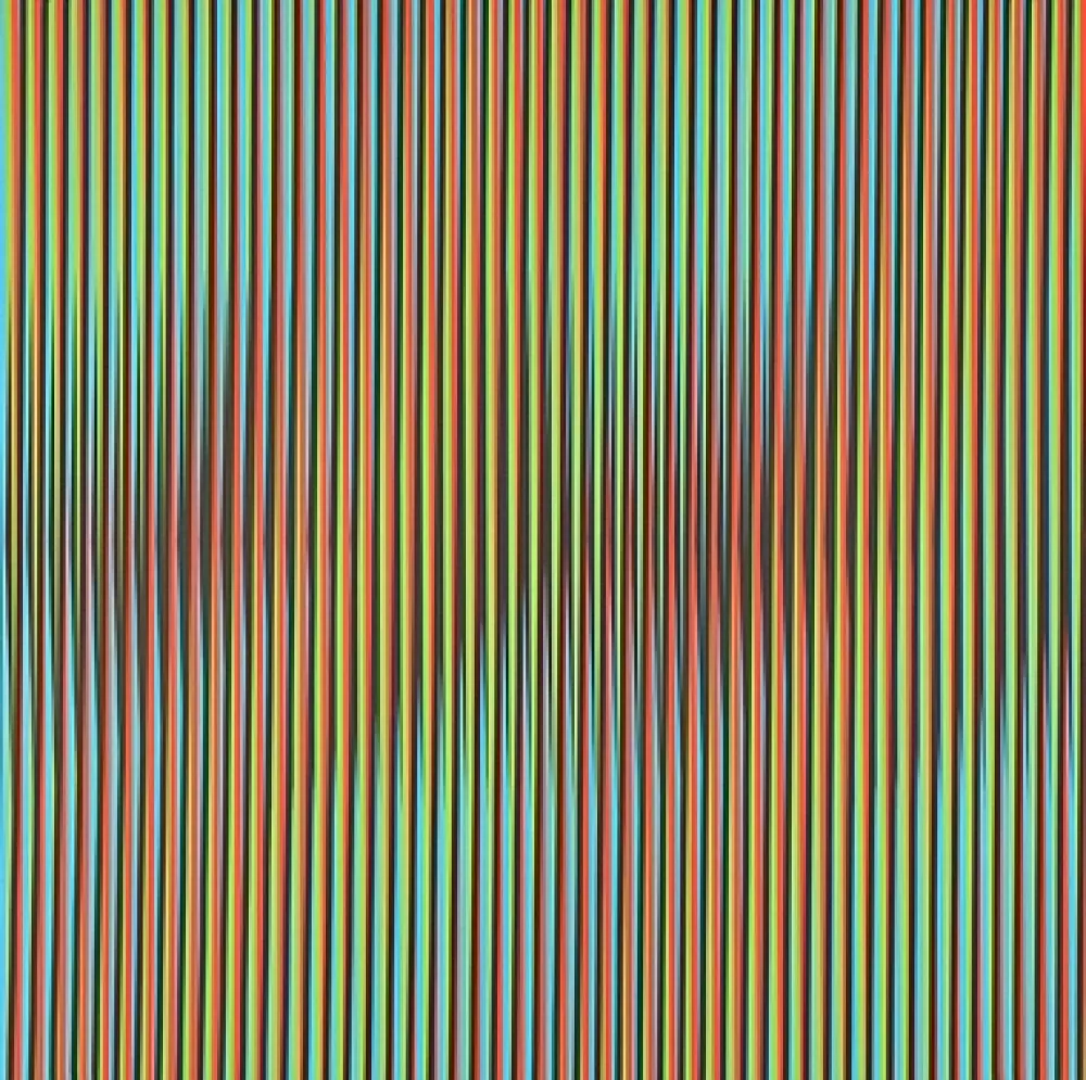 リトグラフ Cruz-Diez - Viernes