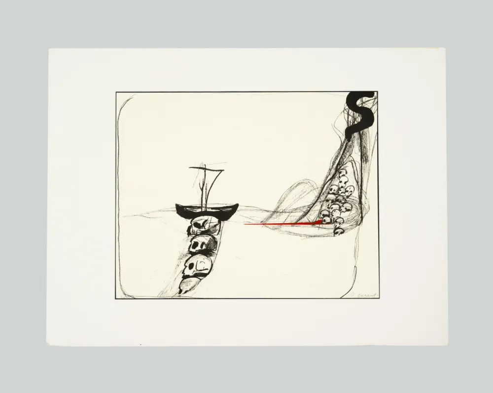 リトグラフ Cucchi - Simm' nervusi