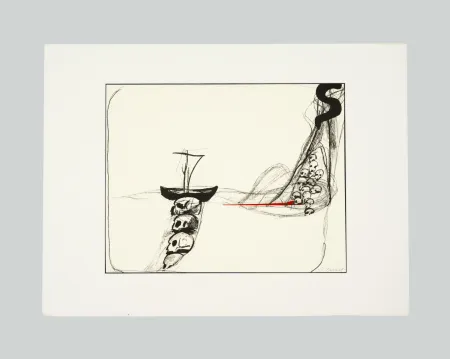 リトグラフ Cucchi - Simm' nervusi