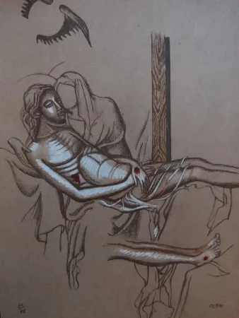 リトグラフ Cueco - Descente de Croix