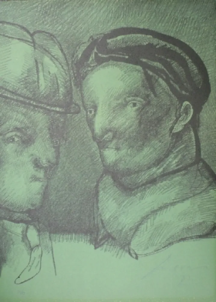 リトグラフ Cuevas - Joan Prats 1982