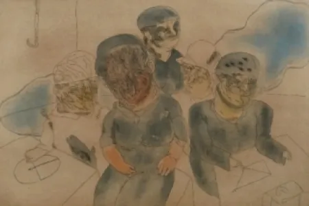 エッチングと　アクチアント Cuevas - La familia del marino