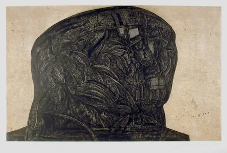 エッチングと　アクチアント Cuevas - Marquez de Sade from the Intolerance Portfolio