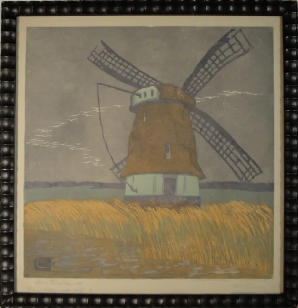 木版 Cunz - Aus Holland