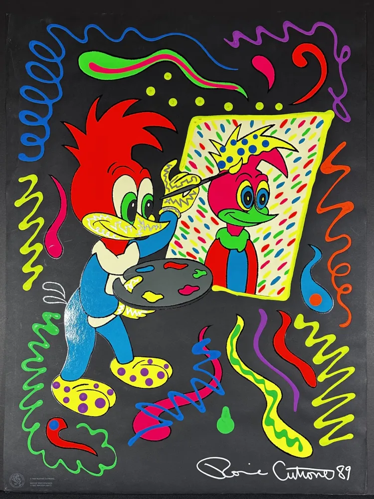 シルクスクリーン Cutrone - Putting on Your Face