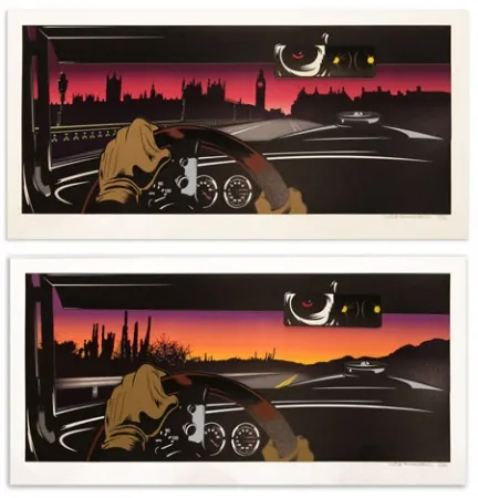 シルクスクリーン D-Face - Rear view