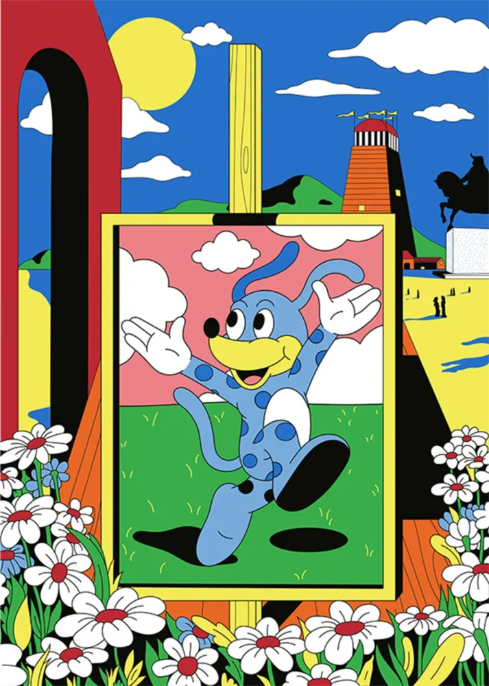 リトグラフ Dabs - Metaphysical Departure