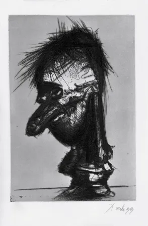 エッチングと　アクチアント Dado - Autoportrait