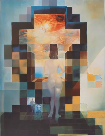 リトグラフ Dali - Abraham Lincoln : Gala regardant la mer Méditerranée