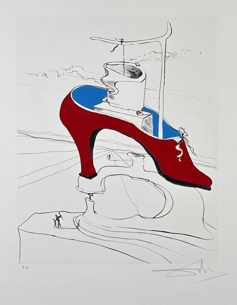 彫版 Dali - After 50 Yaras of Surrealism The Curse Conquered 