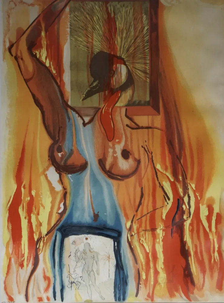 彫版 Dali - Alchimie des Philosophes Le Phenix