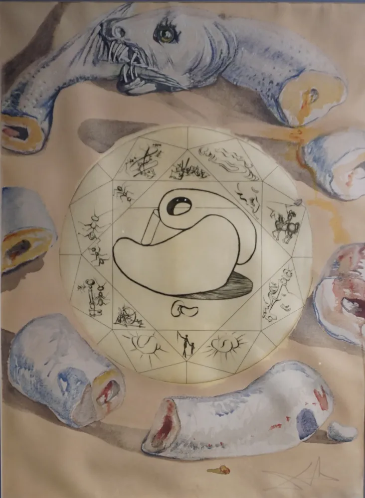 彫版 Dali - Alchimie des Philosophes L’Ouraboros 