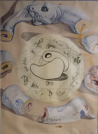 彫版 Dali - Alchimie des Philosophes L’Ouraboros 