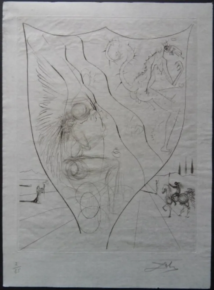 エッチング Dali - Alexis - Etat Chine