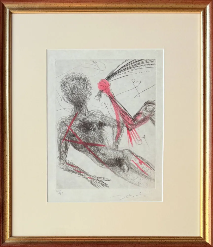 エッチング Dali - Allée des Verges (Penis Alley)