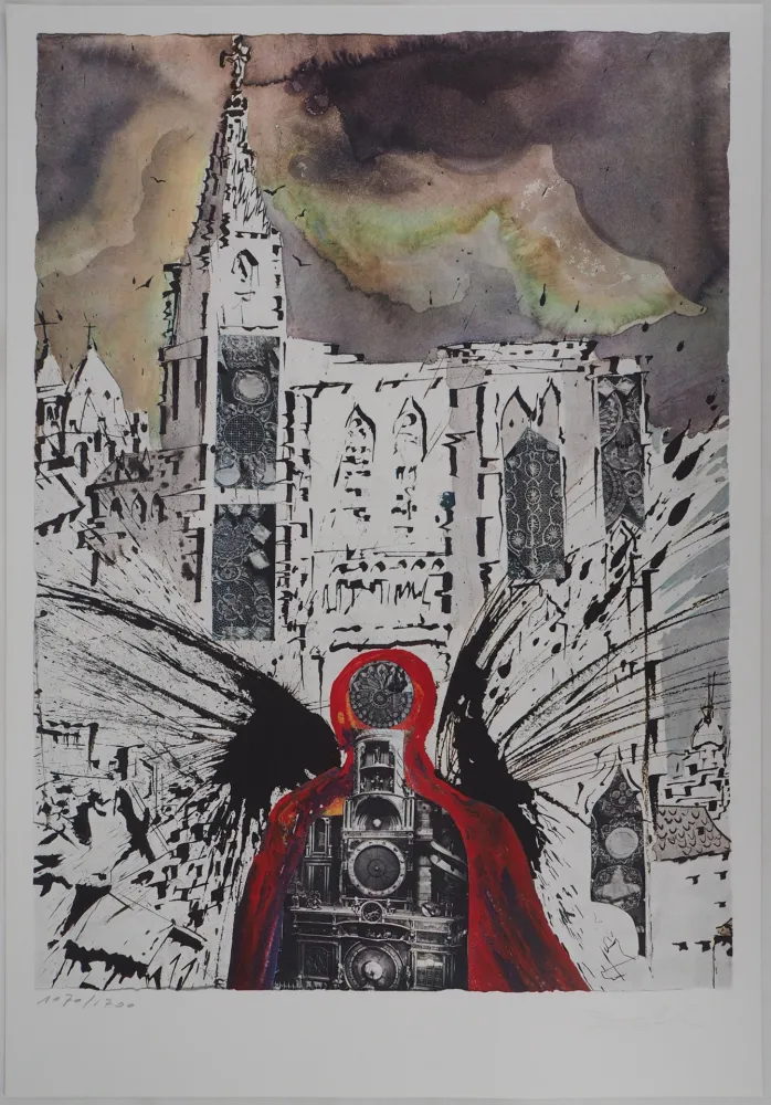 リトグラフ Dali - Alsace