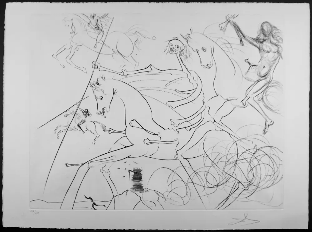 彫版 Dali - Apokalyptische Reiter (Apocalyptic Rider)