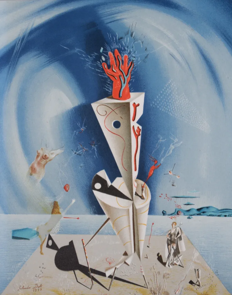 リトグラフ Dali - Appareil et main, 1974