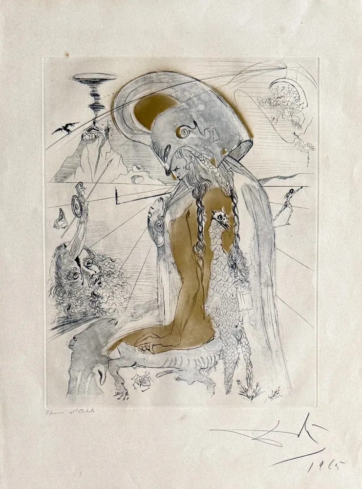 彫版 Dali - Athene