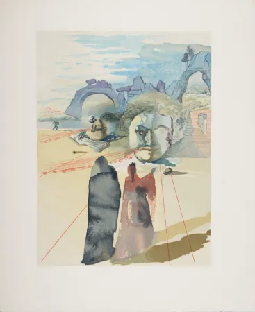 木版 Dali - Avarice et Prodigalite, 1963