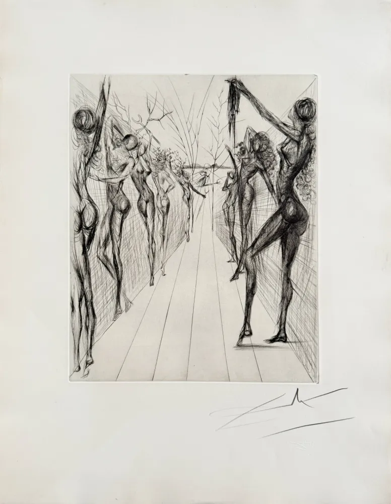 ポイントーセッシュ Dali - Corridor de Kathmandou (Katmandu Corridor), black