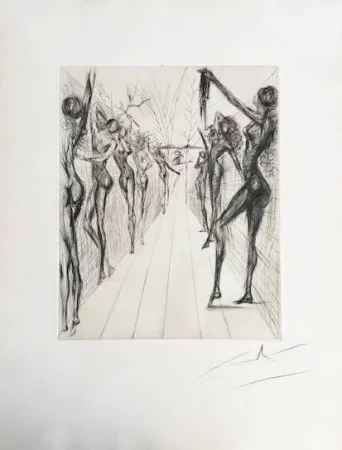 ポイントーセッシュ Dali - Corridor de Kathmandou (Katmandu Corridor), black