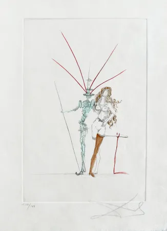 彫版 Dali - Couple Frontispiece