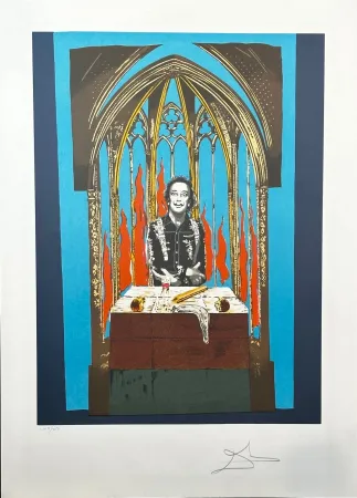 リトグラフ Dali - Dali's Inferno with Original Portfolio Case 