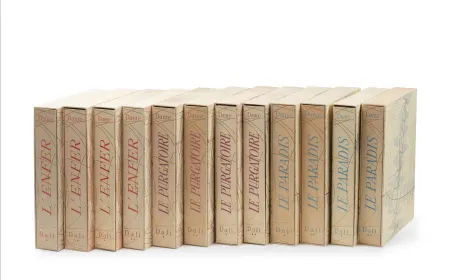 挿絵入り本 Dali - Dante : LA DIVINE COMÉDIE. 12 volumes. 100 planches couleurs + suite + suite gravée + décompositions (1959-1963)