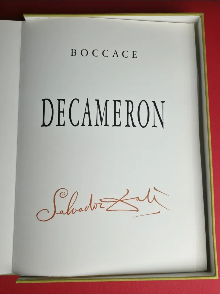 挿絵入り本 Dali - Decameron 1972 - E.A copy from Rigal archive