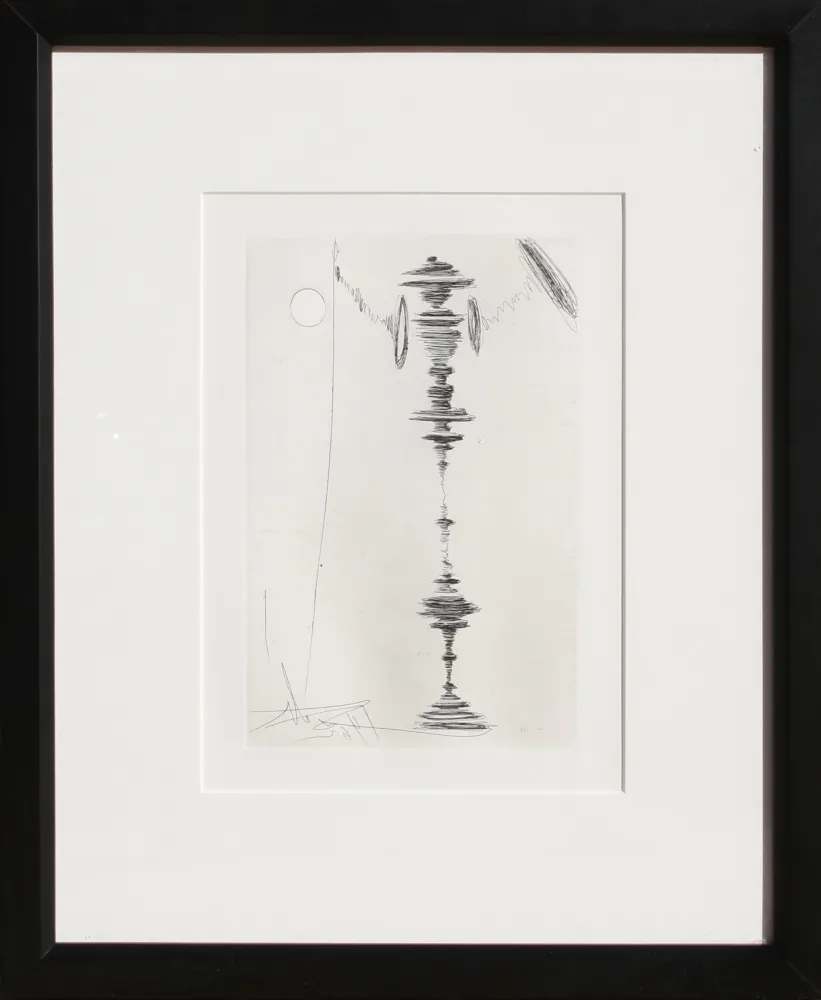 彫版 Dali - Deux Fatraises (Spinning Man)