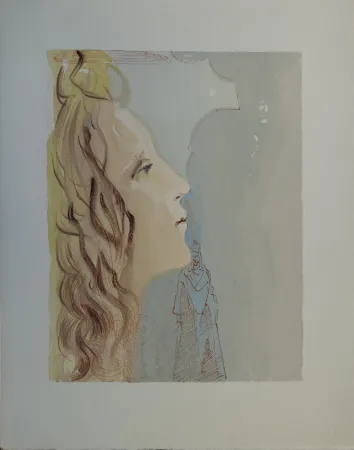 木版 Dali - Divine Comédie, Paradis 8, La plus grande beauté de Béatrice