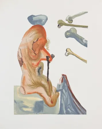 木版 Dali - Divine Comedy Hell Canto 20 Decomposition 