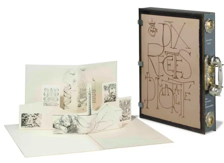 リトグラフ Dali - Dix Recettes d'Immortalité