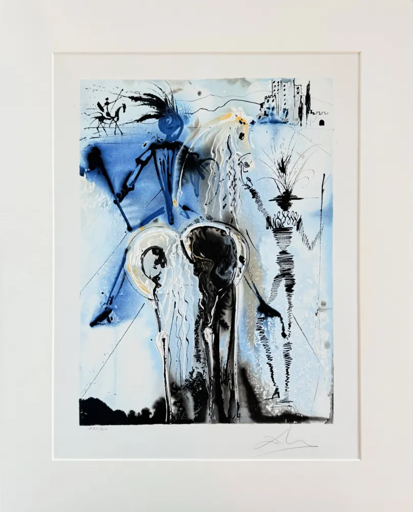 リトグラフ Dali - Don Quichotte