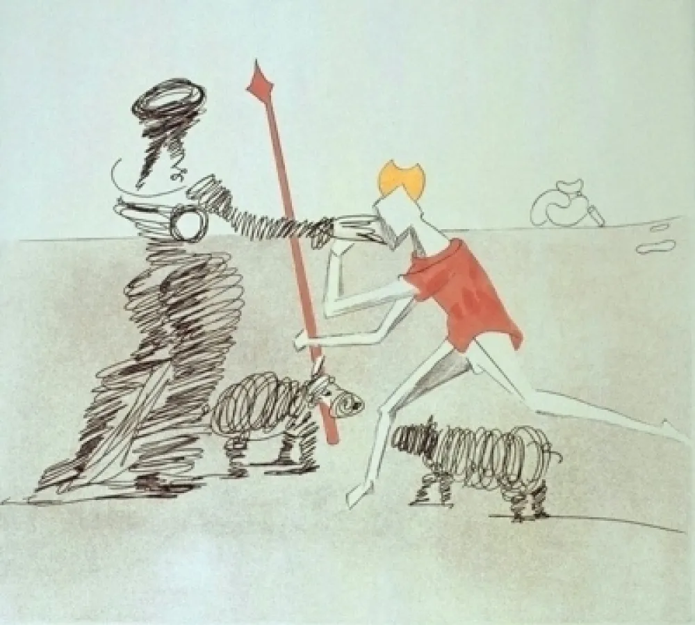 彫版 Dali - Don Quijote - Pastorale