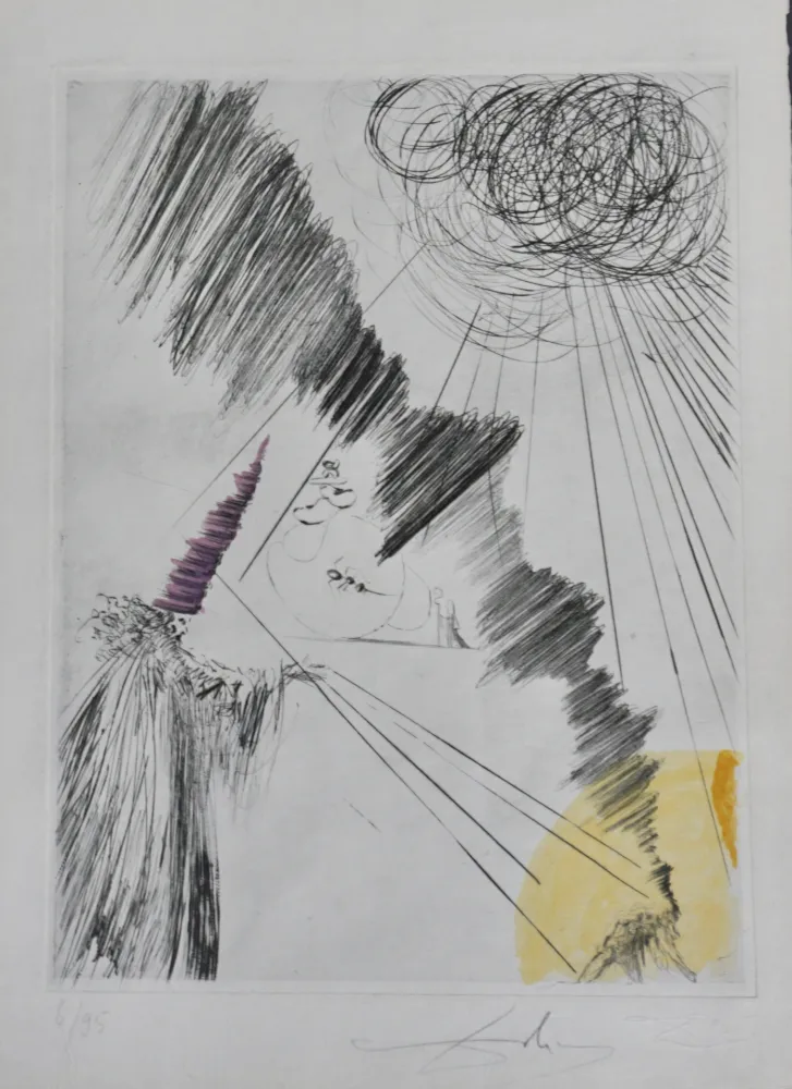 彫版 Dali - Faust Femme au Clown