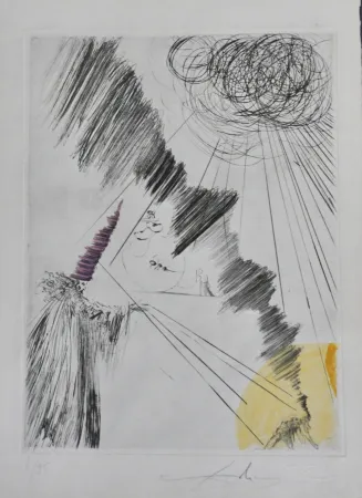 彫版 Dali - Faust Femme au Clown