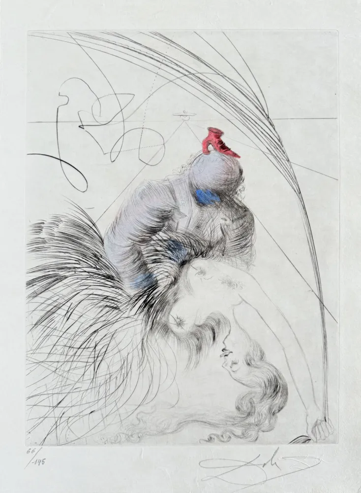 彫版 Dali - Femme à la chaussure