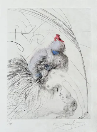 彫版 Dali - Femme à la chaussure