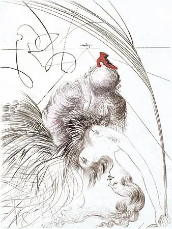 彫版 Dali - Femme a la Chaussure (Woman with Shoe)