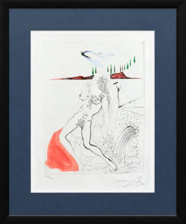 彫版 Dali - Femme à la fontaine (Woman at the Fountain)