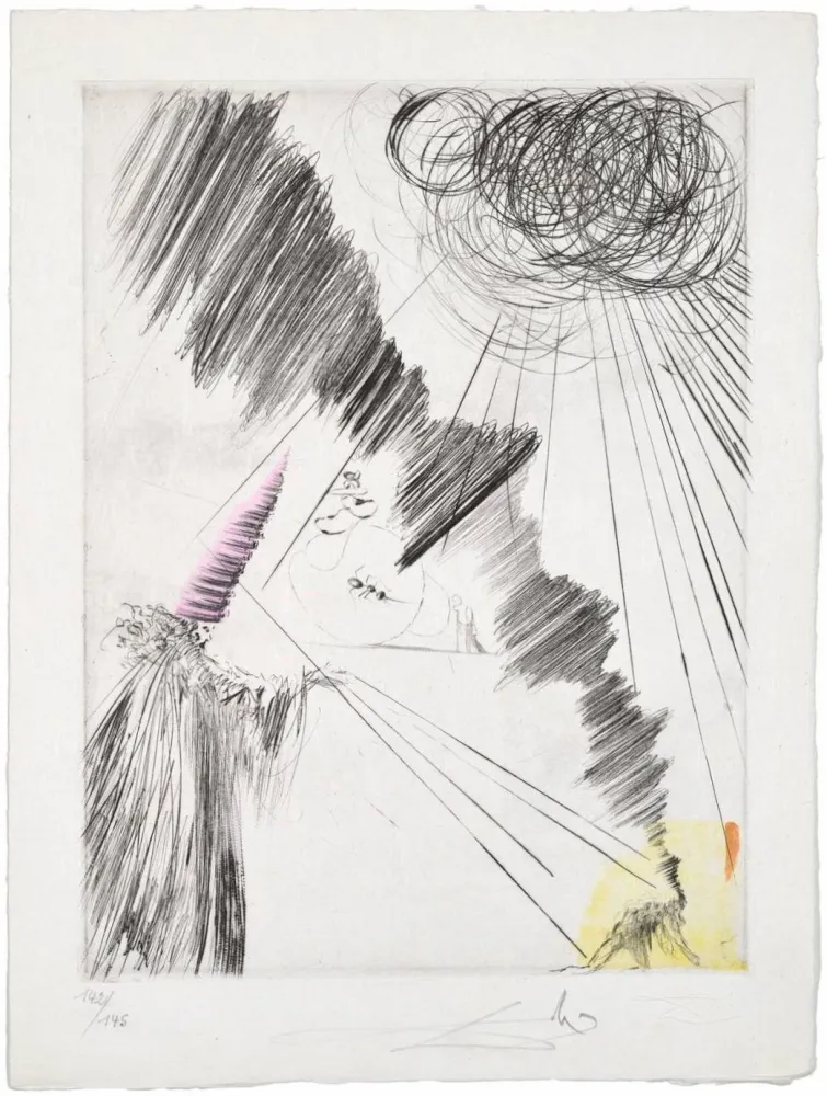 ポイントーセッシュ Dali - Femme au clown (Woman with Clown)