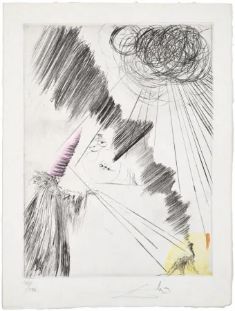 ポイントーセッシュ Dali - Femme au clown (Woman with Clown)