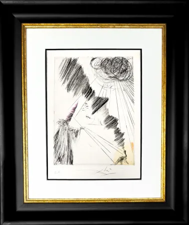 彫版 Dali - Femme au clown (Woman with Clown)
